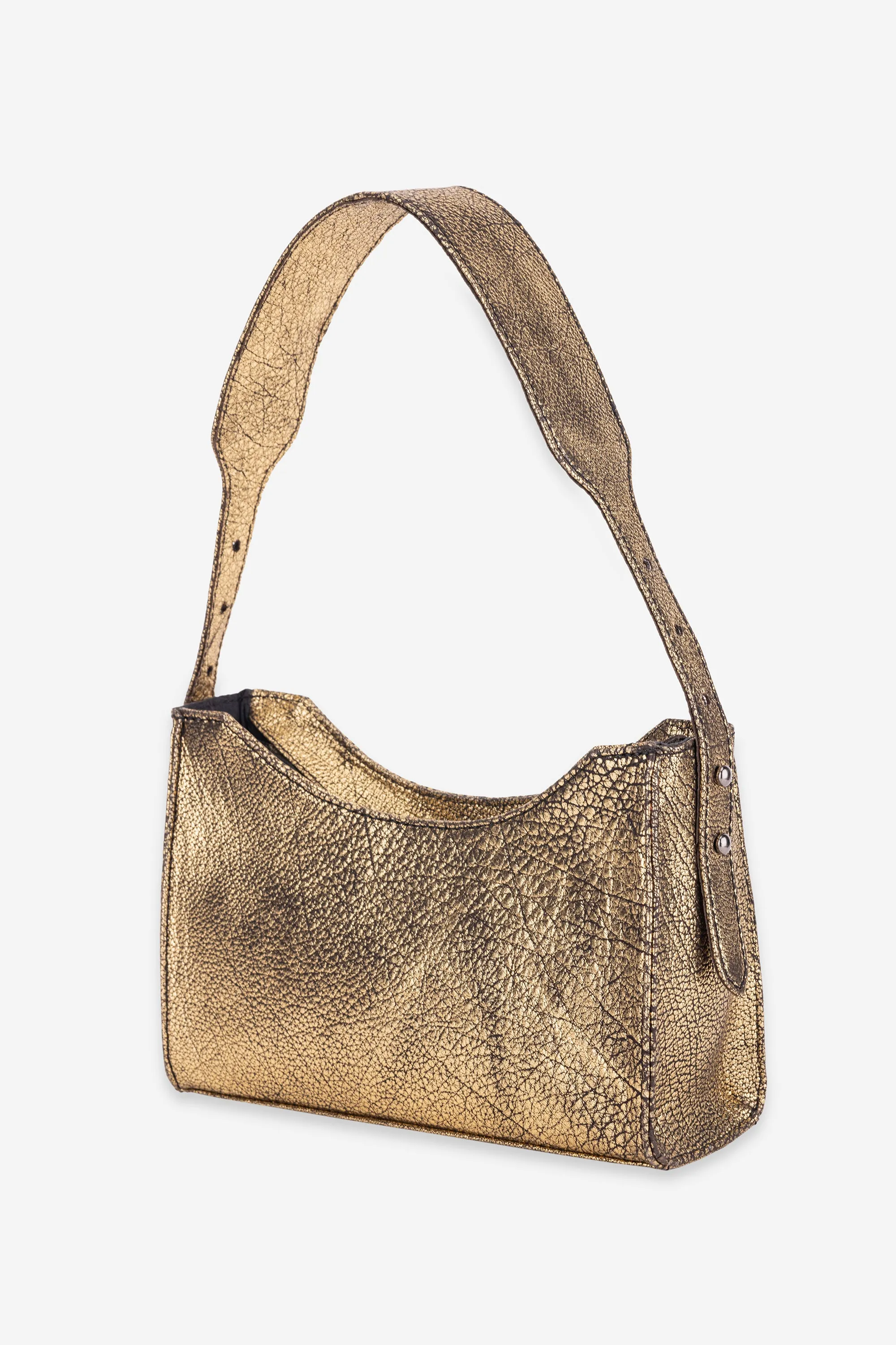 Abelardo Blair Golden Black Shoulder Bag