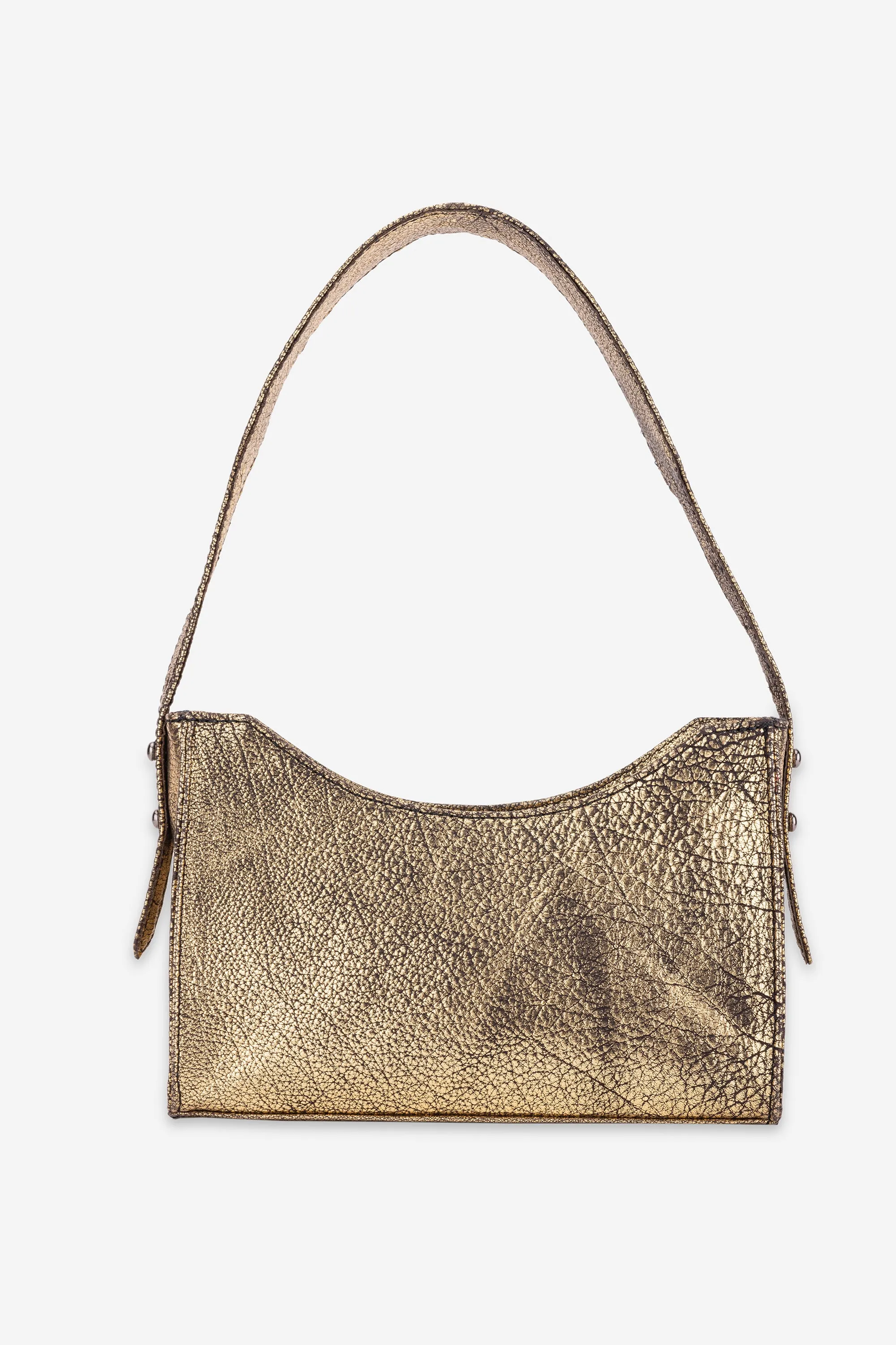 Abelardo Blair Golden Black Shoulder Bag