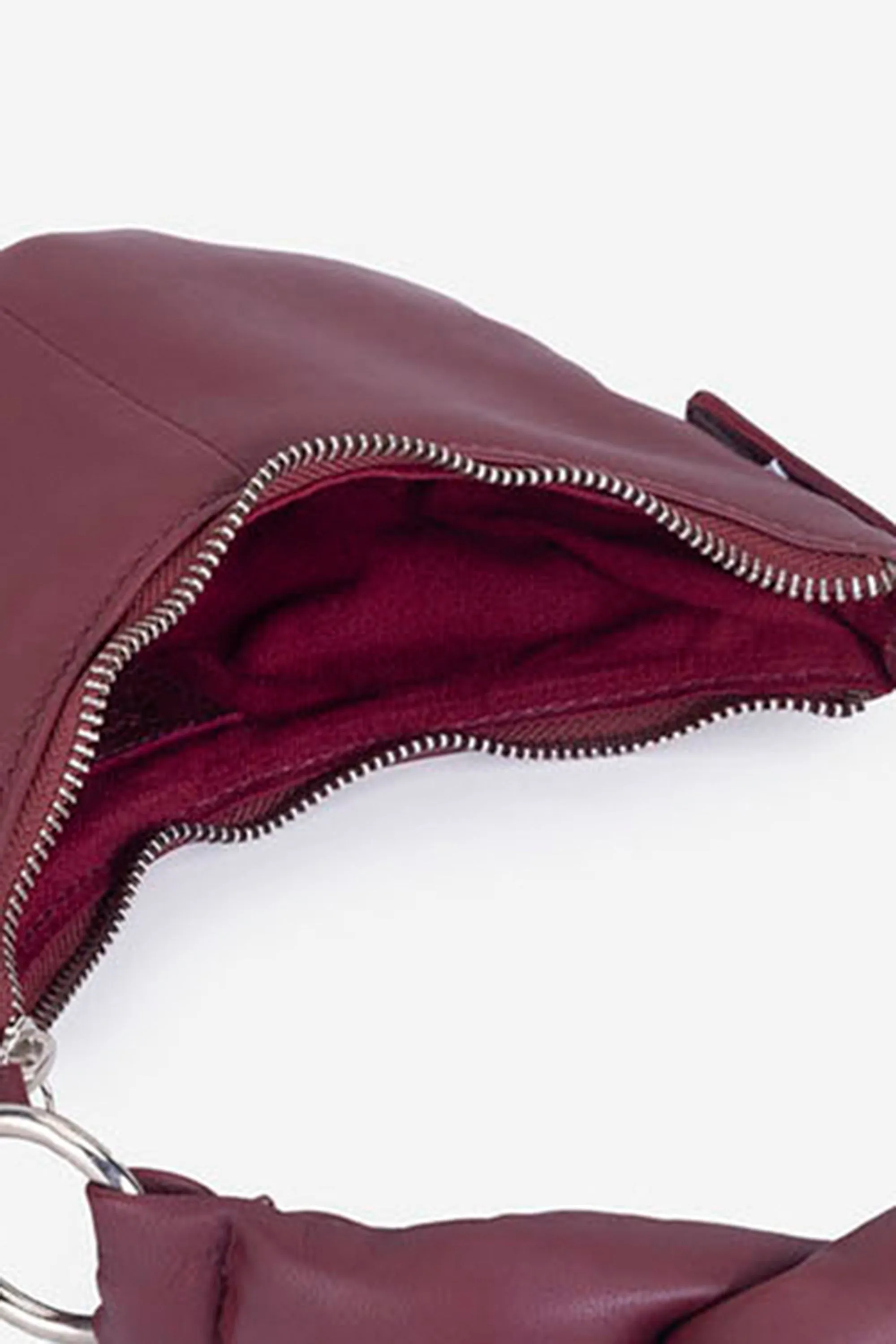 Abelardo Iris Maroon Shoulder Bag