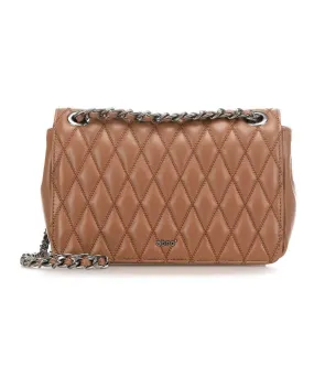 Abro S Camel/Tan Romby Quilted Bag 28935-57