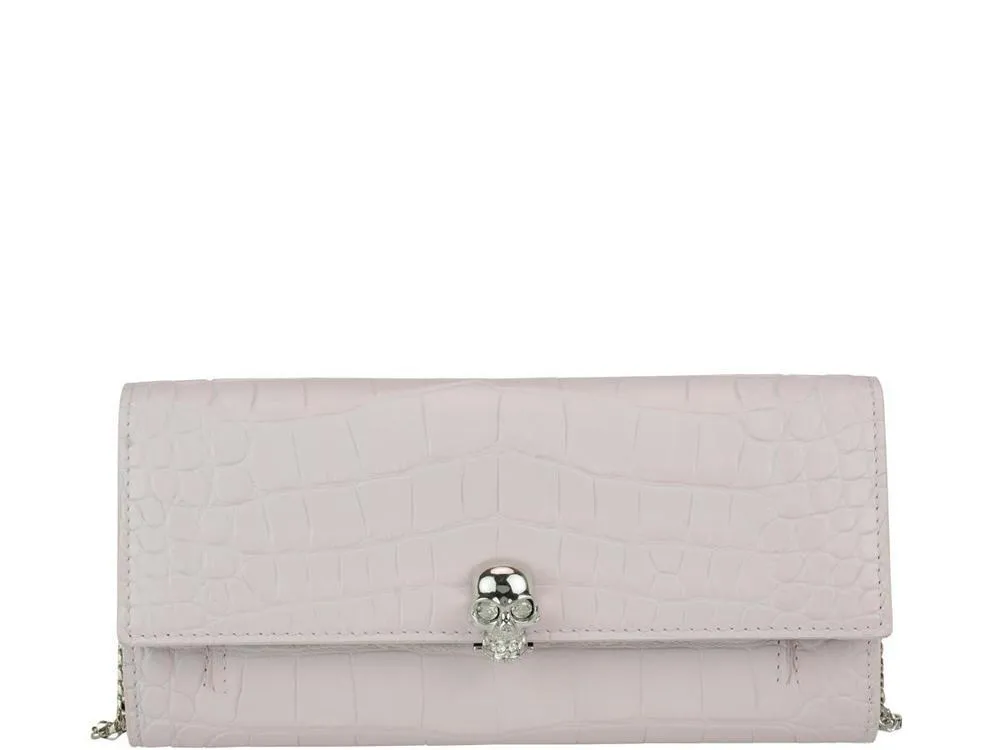 Alexander McQueen Skull Logo Clutch Bag