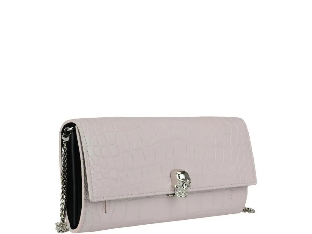 Alexander McQueen Skull Logo Clutch Bag