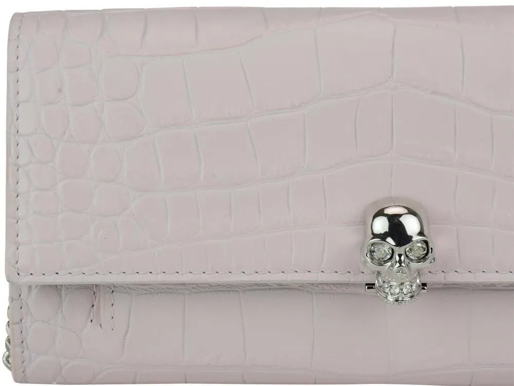 Alexander McQueen Skull Logo Clutch Bag