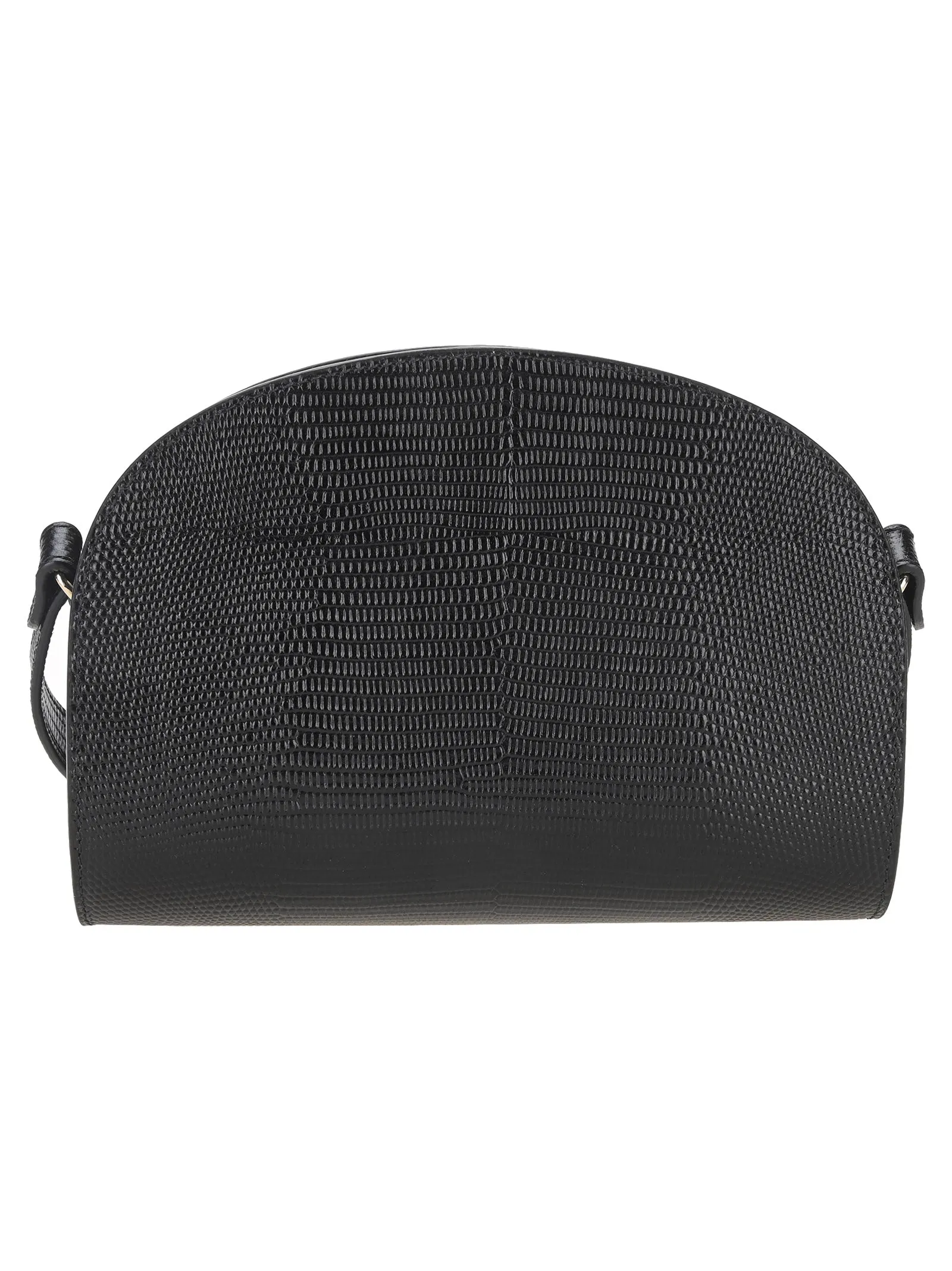 A.P.C. Demi-Lune Embossed Crossbody Bag