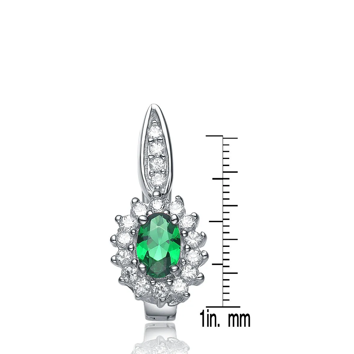 Aurélie Oval Drop Earrings