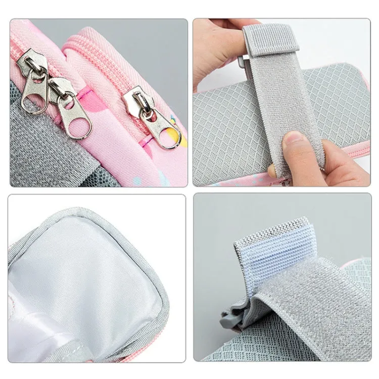 B062 Large Running Mobile Phone Arm Bag Sports Fitness Wrist Bag(Moon Color)