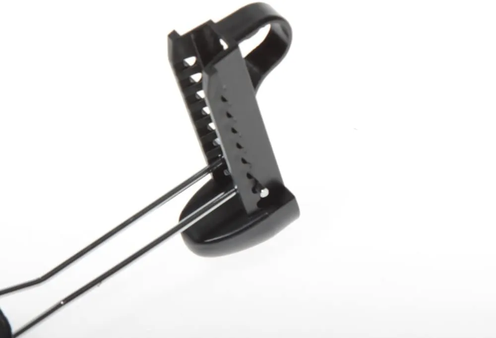 B&E LIFE | 5 Pairs Practical Plastic Adjustable Length Men (2 Pairs Black)
