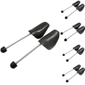 B&E LIFE | 5 Pairs Practical Plastic Adjustable Length Men (5 Pairs Black V2)