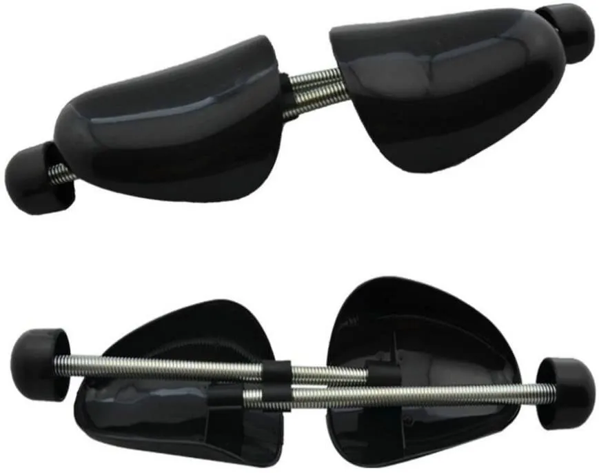 B&E LIFE | 5 Pairs Practical Plastic Adjustable Length Men (5 Pairs Black V2)