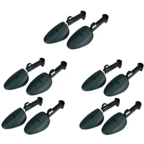 B&E LIFE | 5 Pairs Practical Plastic Adjustable Length Men (Dark Green)