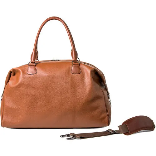 Barber Shop Duffle Camera Bag "Cesar Cut" - Brown