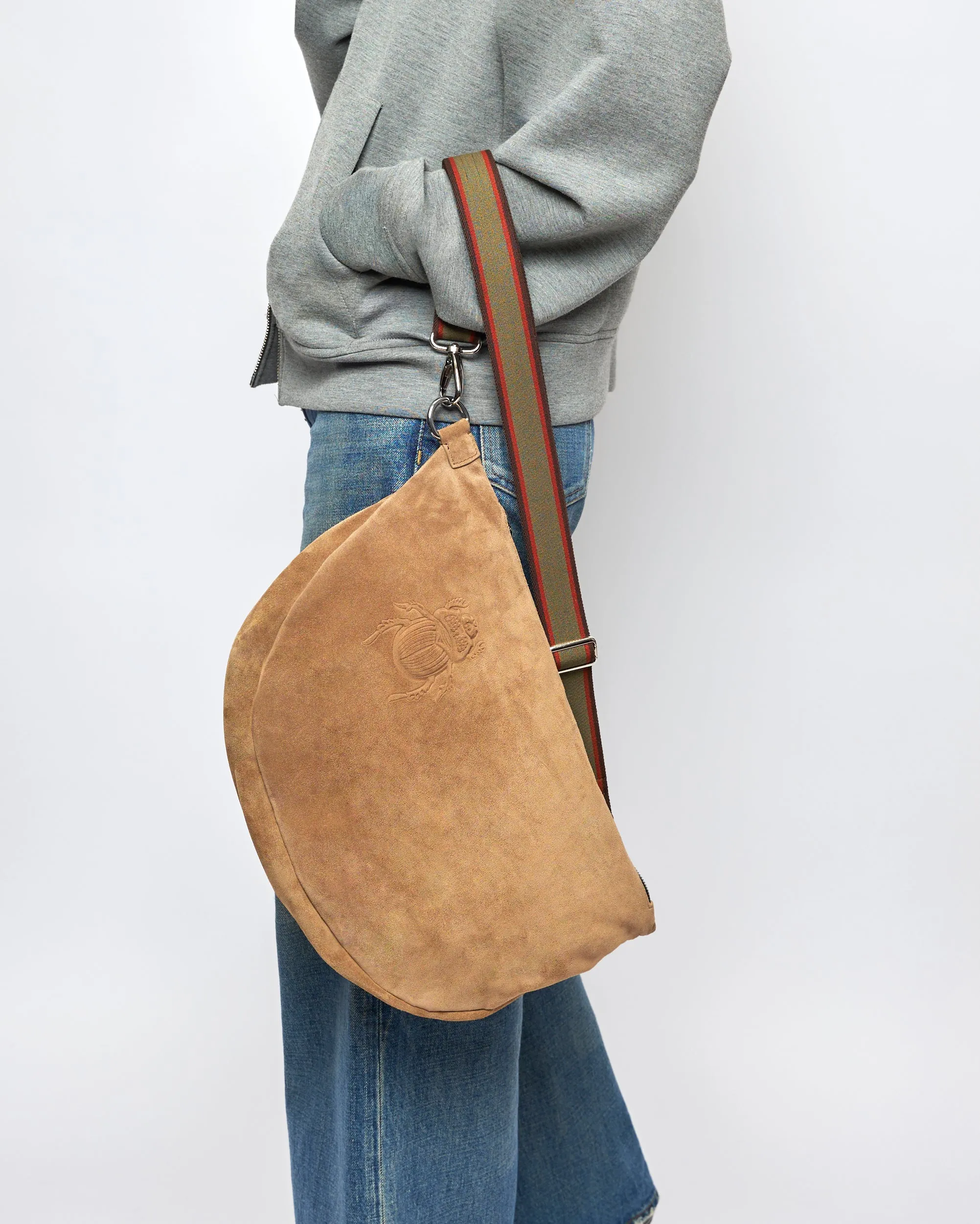 Belt Bag XXL - Scarabmotive Cappuccino Suede