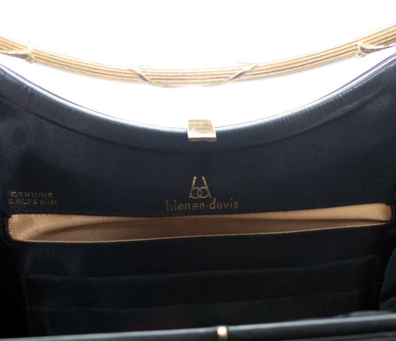 Bienen Davis Calfskin Deep Navy Vintage Handbag