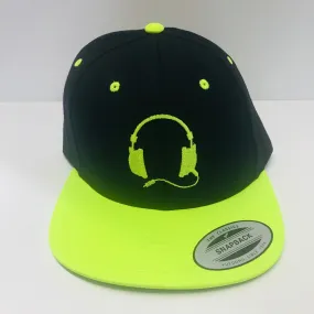 Black with yellow cap /Neon yellow  logo