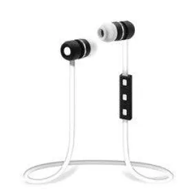 Bluetooth Wireless Headphone w/ Built-in Microphone, Adjustable Headband, Black