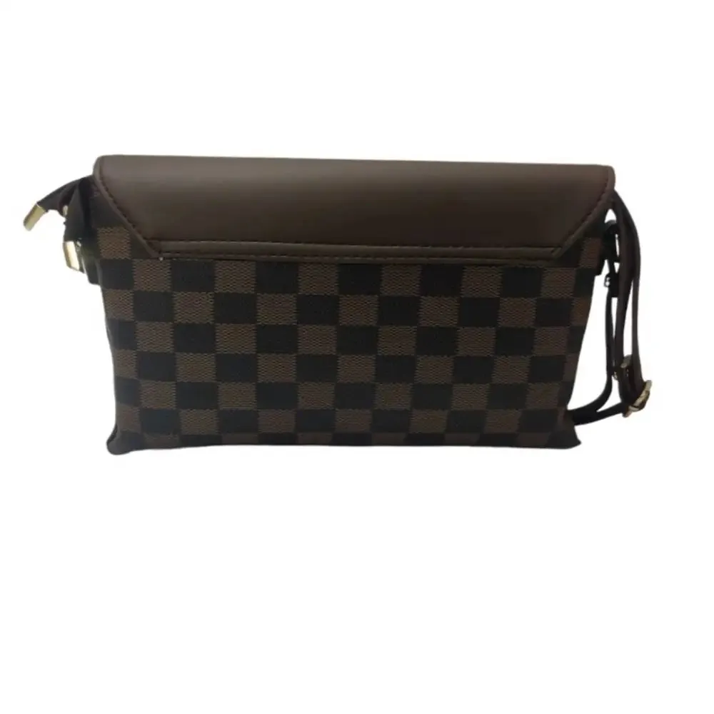 Brown-Black Designer Sling Bag