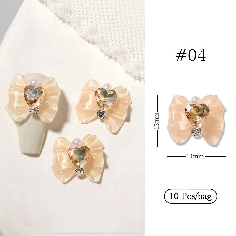 Butterfly Aurora Floral Resin Nail Art Kit: Elegant DIY Manicure & Sparkle