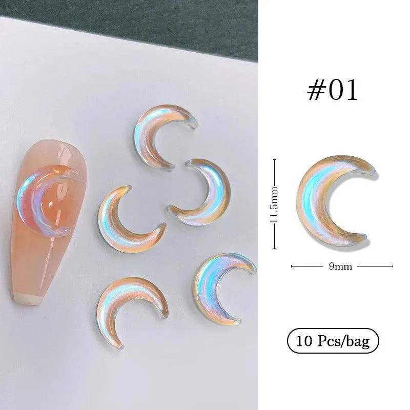 Butterfly Aurora Floral Resin Nail Art Kit: Elegant DIY Manicure & Sparkle