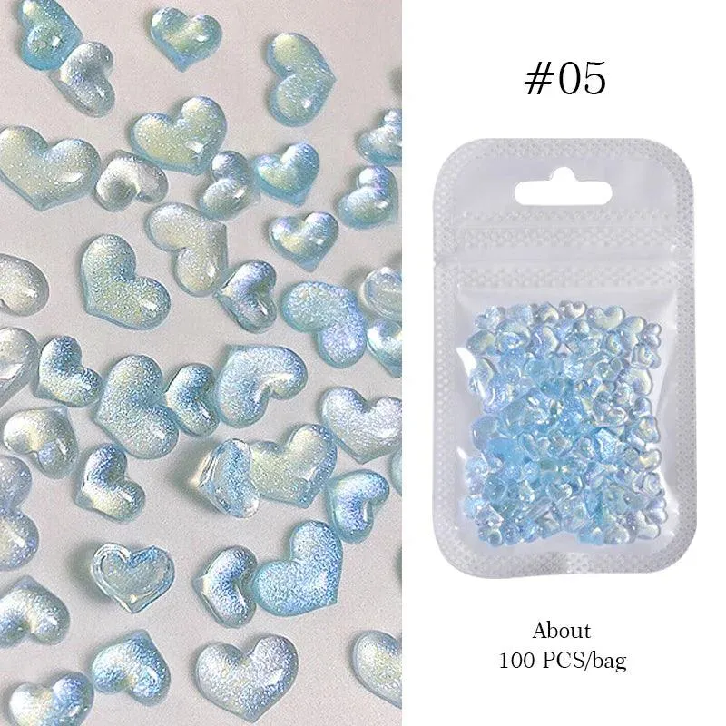 Butterfly Aurora Floral Resin Nail Art Kit: Elegant DIY Manicure & Sparkle