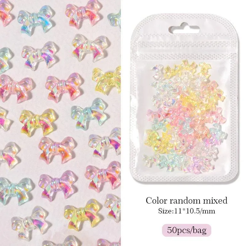 Butterfly Aurora Floral Resin Nail Art Kit: Elegant DIY Manicure & Sparkle