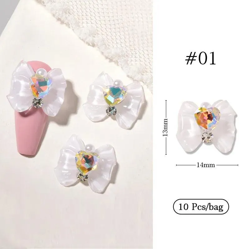 Butterfly Aurora Floral Resin Nail Art Kit: Elegant DIY Manicure & Sparkle