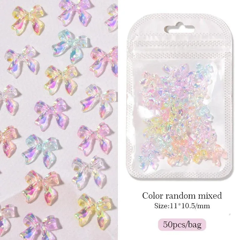 Butterfly Aurora Floral Resin Nail Art Kit: Elegant DIY Manicure & Sparkle