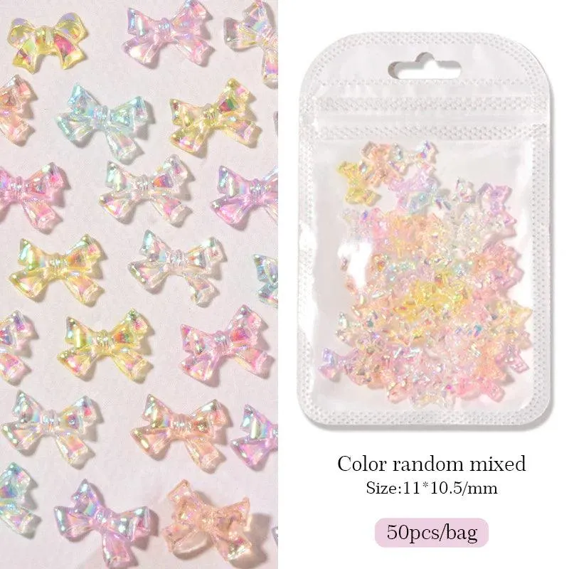 Butterfly Aurora Floral Resin Nail Art Kit: Elegant DIY Manicure & Sparkle