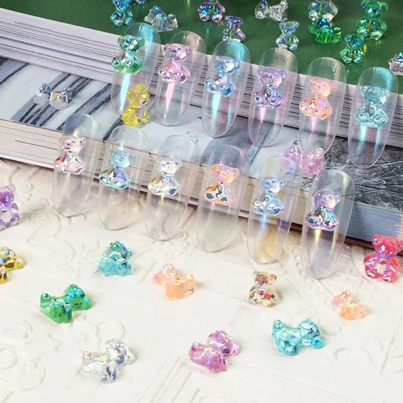 Butterfly Aurora Floral Resin Nail Art Kit: Elegant DIY Manicure & Sparkle