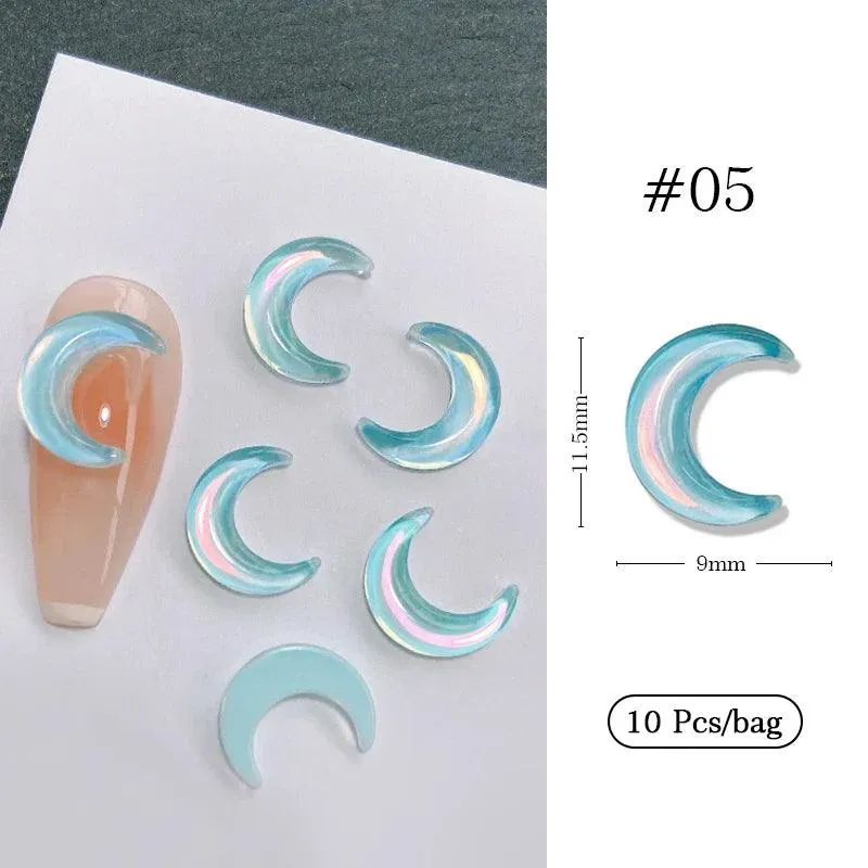 Butterfly Aurora Floral Resin Nail Art Kit: Elegant DIY Manicure & Sparkle