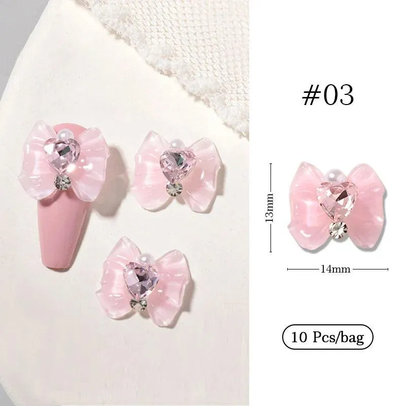 Butterfly Aurora Floral Resin Nail Art Kit: Elegant DIY Manicure & Sparkle