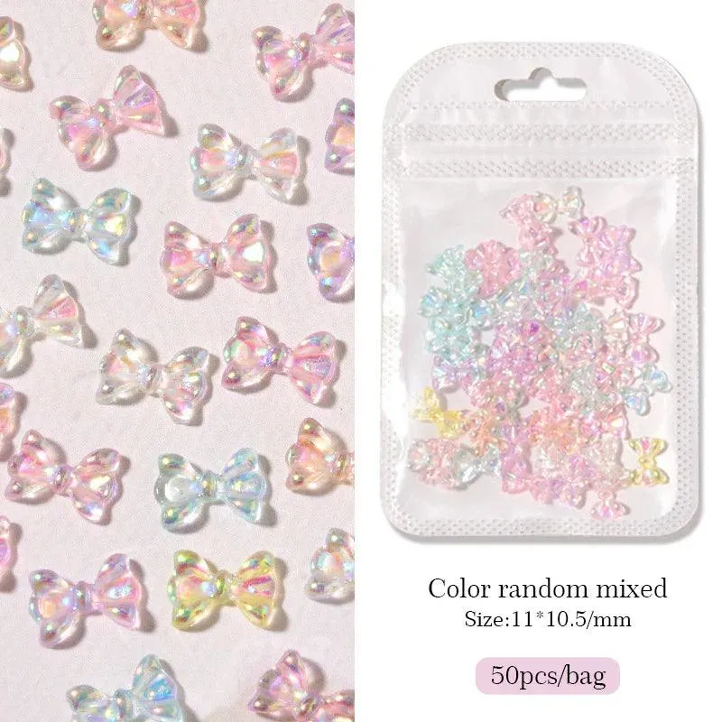 Butterfly Aurora Floral Resin Nail Art Kit: Elegant DIY Manicure & Sparkle