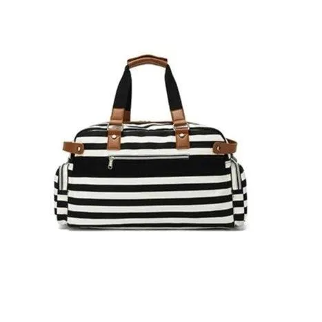 Canvas Weekend Bag for Women with Trolley Sleeve