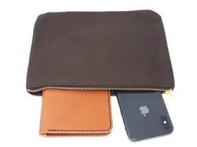 Canvas Zippered Pouch