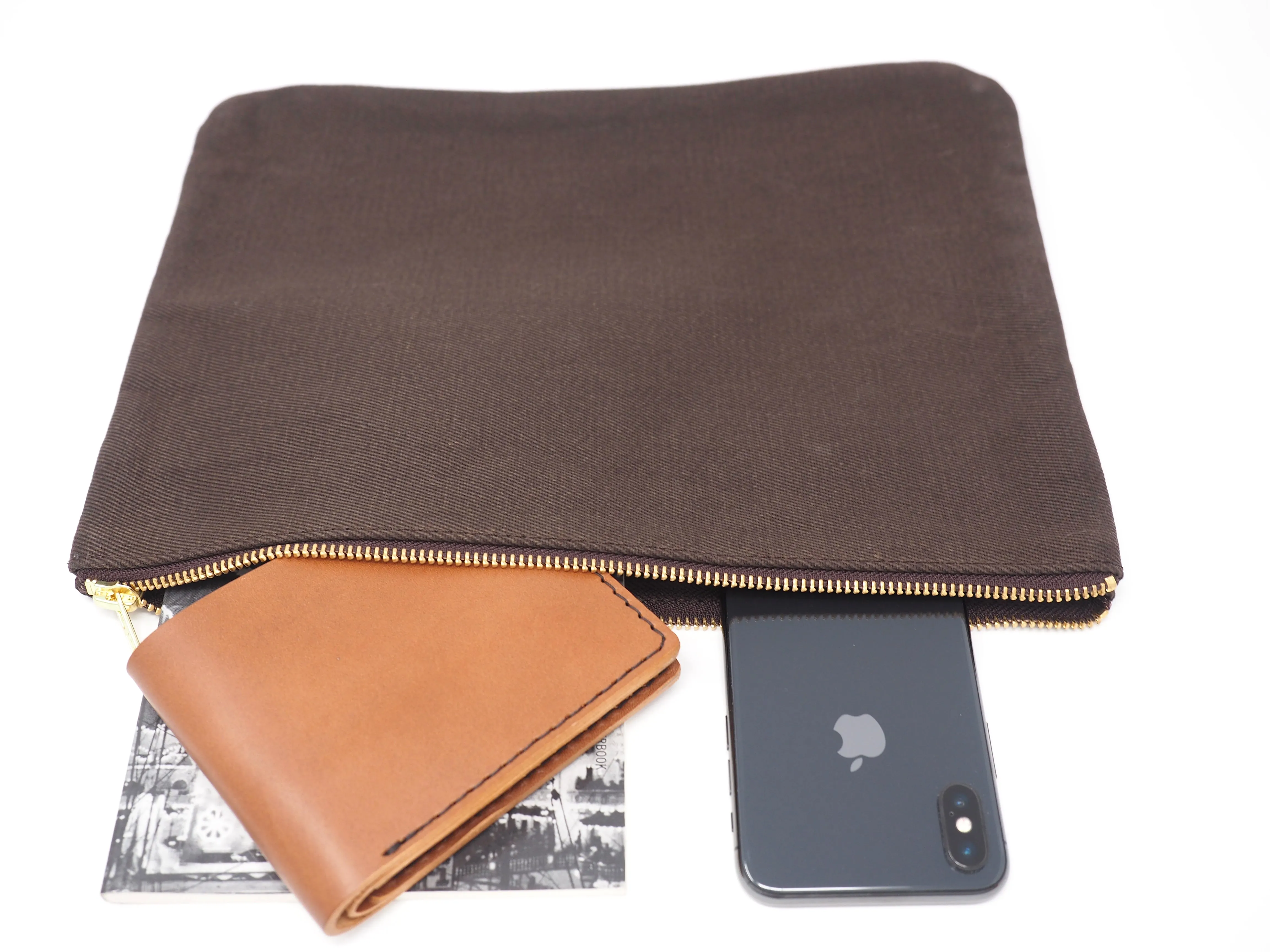 Canvas Zippered Pouch