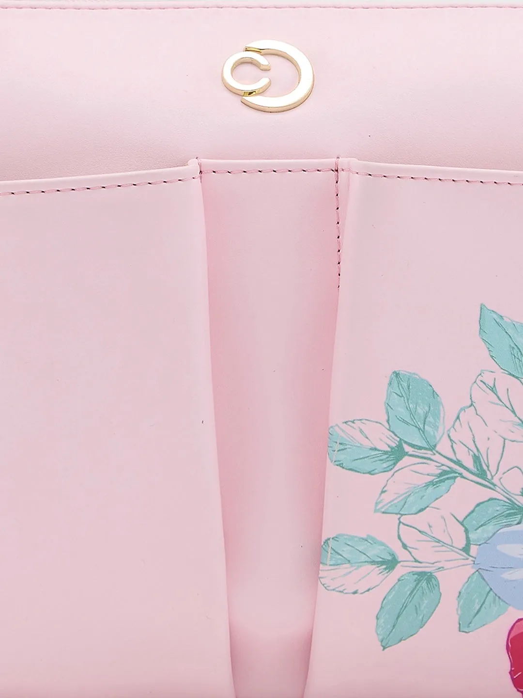 Caprese Shanaya Sling Medium Womens Handbag Pink