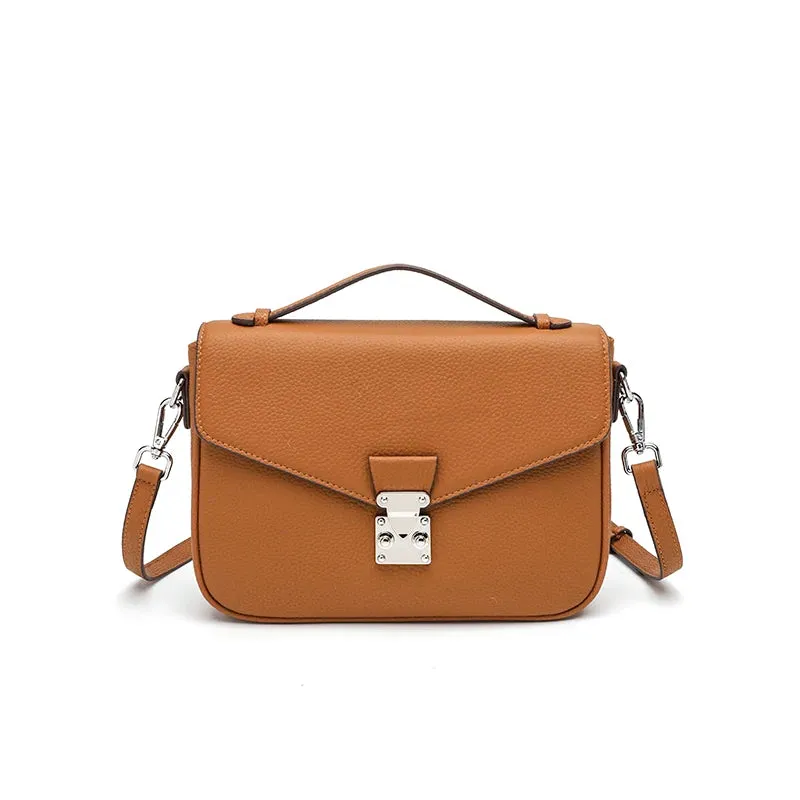 CHLOE GRACE GENUINE LEATHER CROSSBODY BAG