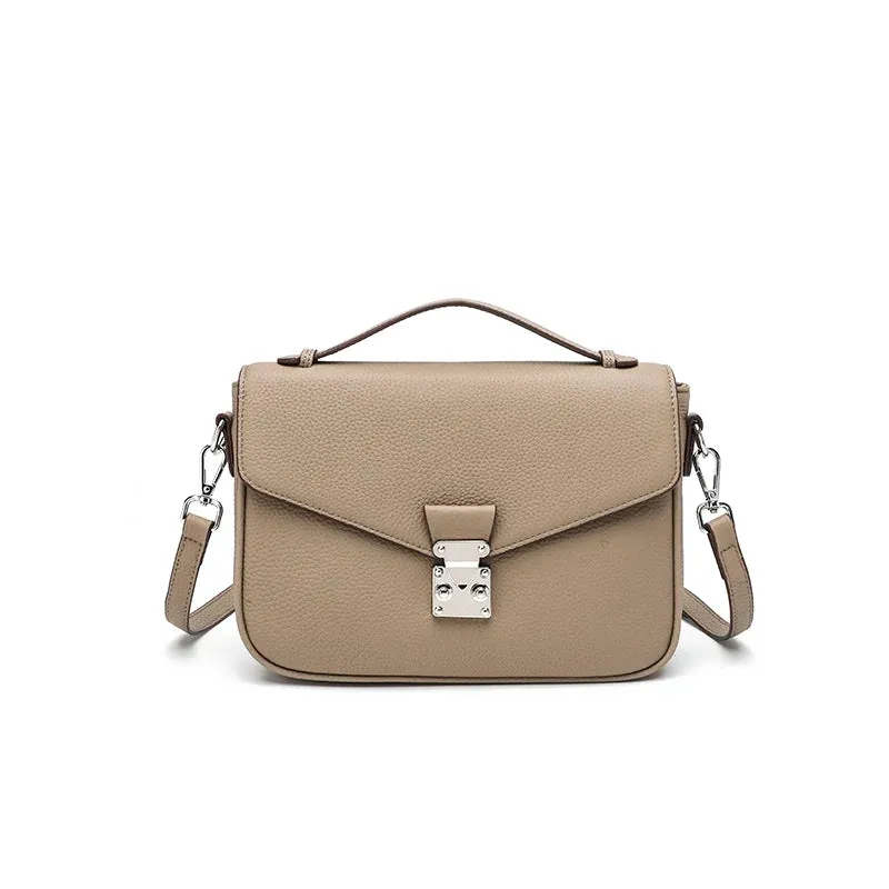 CHLOE GRACE GENUINE LEATHER CROSSBODY BAG