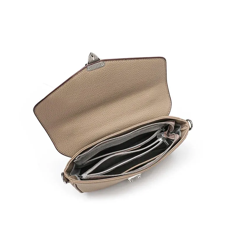 CHLOE GRACE GENUINE LEATHER CROSSBODY BAG