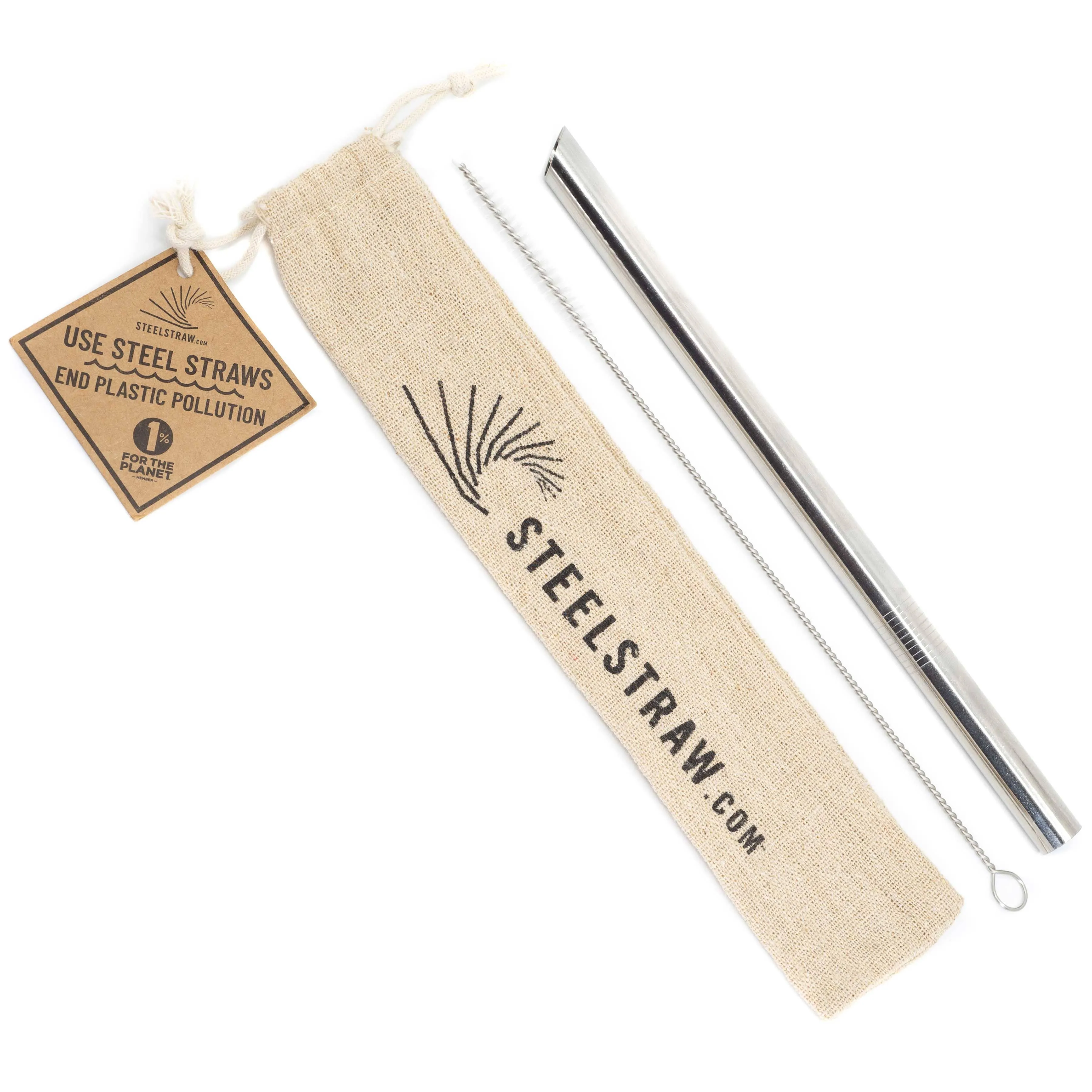 Commons Reusable Metal Boba-Wide Straw Set