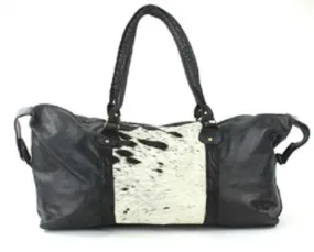 Cowhide Overnight Bag Gym Bags