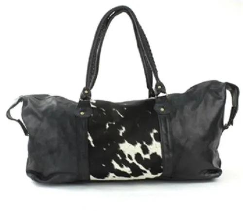 Cowhide Overnight Bag Gym Bags