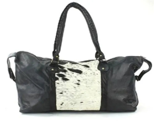 Cowhide Overnight Bag Gym Bags