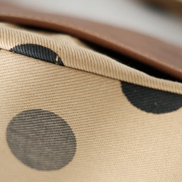 Cute Womens Leather Canvas Satchel Shoulder Bag Crossbody Bags for Ladies