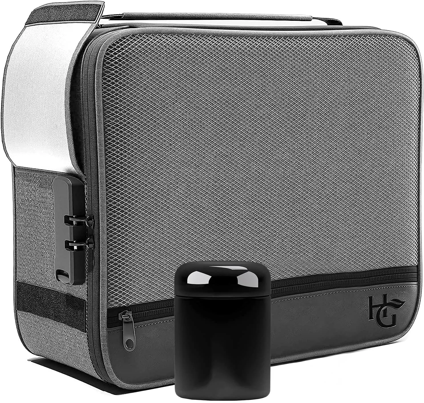 Extra Large Smell Proof Case with Combination Lock (Grey)