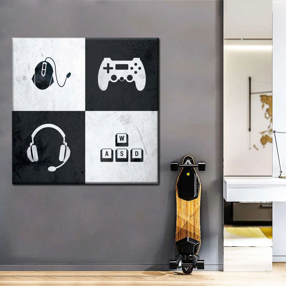 Gamer Essentials Wall Art