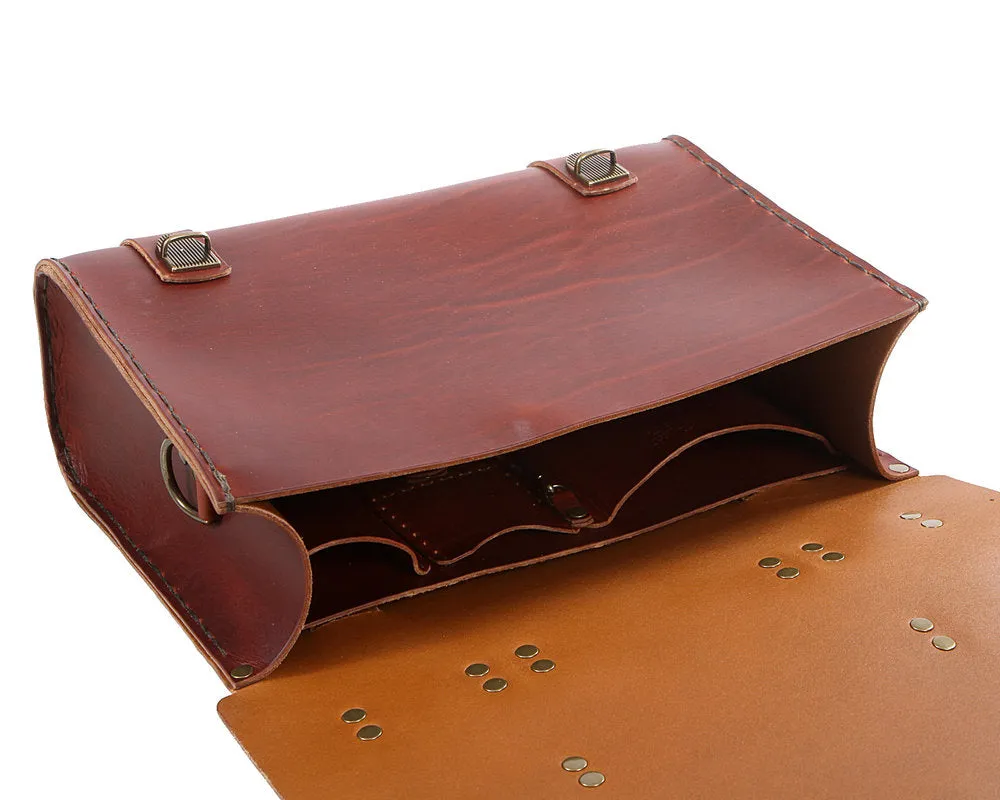 H B SADDLE | BURNT UMBER LEATHER
