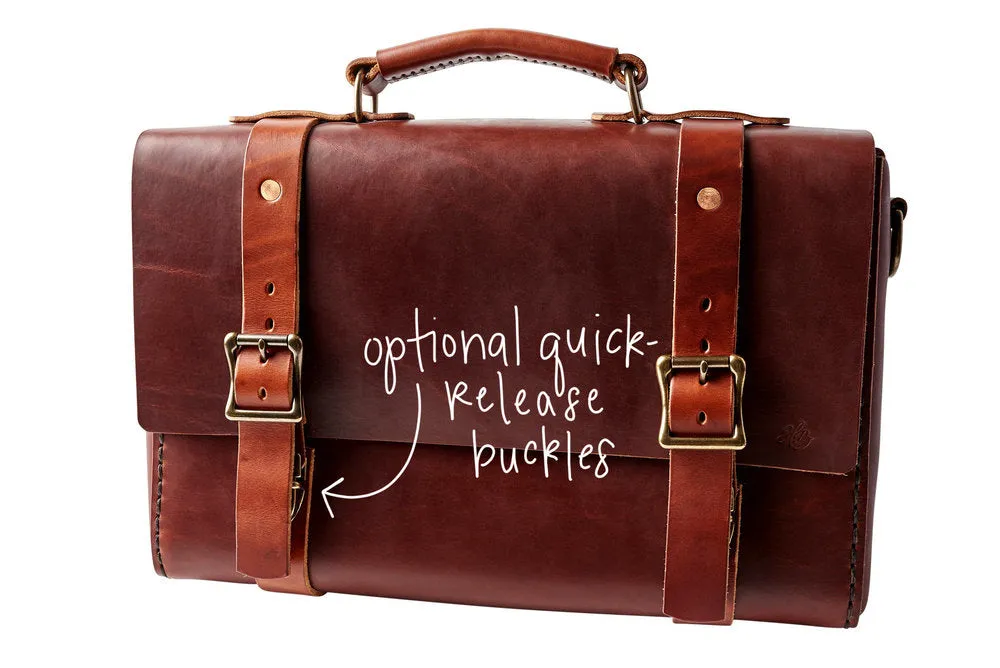 H B SADDLE | BURNT UMBER LEATHER