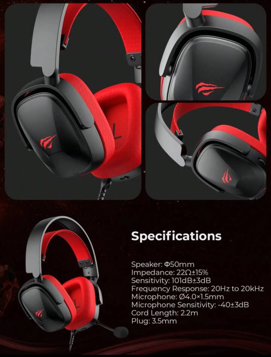 HAVIT H2039D Gaming Headset