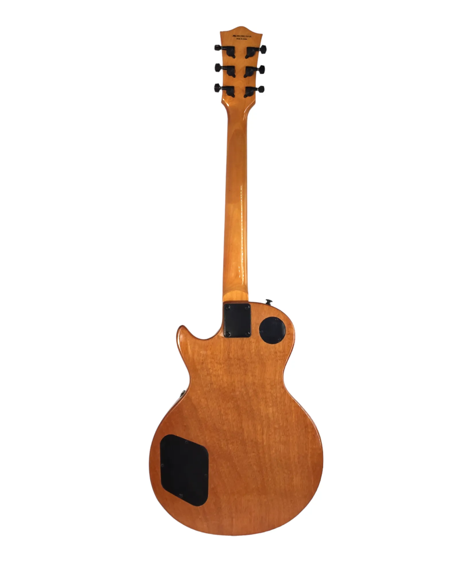 Haze Single-Cut Solid Arched Mahogany Maple Neck HLP Electric Guitar - Gold HSGS91988GD