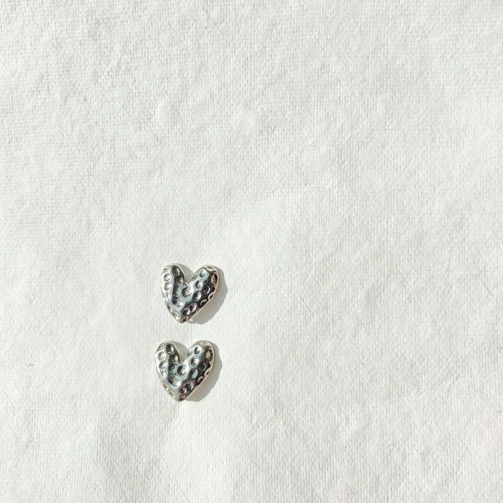 Heart Pearl Drop Earrings